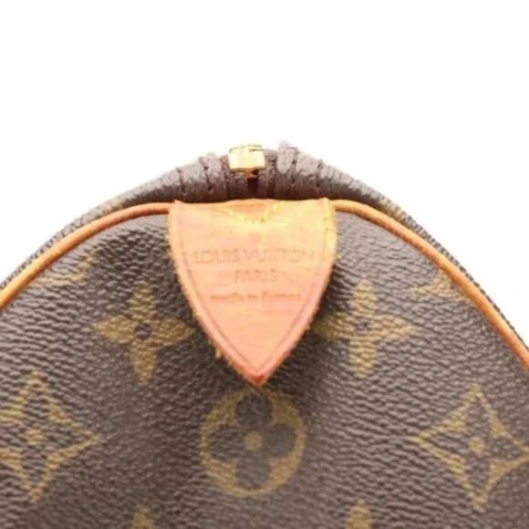 LOUIS VUITTON Iconic Speedy 35 Handbag in Monogram Canvas Authentic - Picture 6 of 9